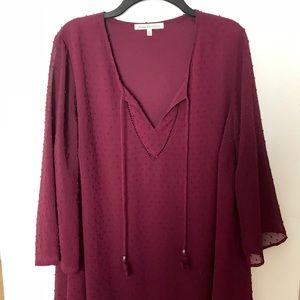 Maroon Blouse